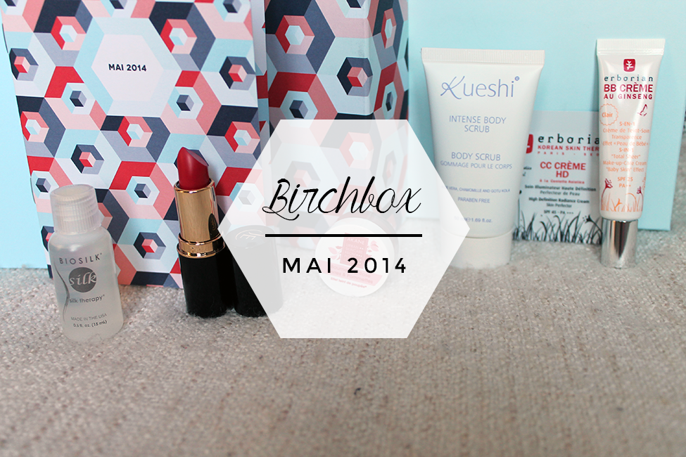 Birchbox mois de mai 2014 papier du tigre