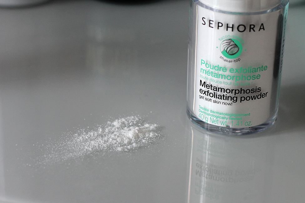 Poudre exfoliante métamorphose Sephora Poudre