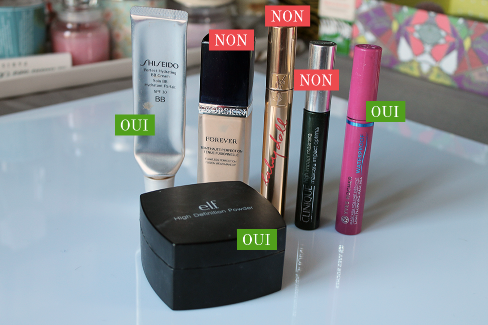 Produits terminés maquillage