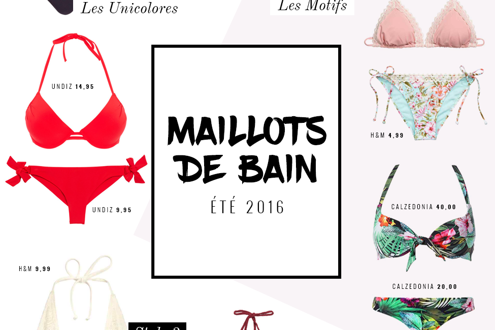 sélection maillots de bain été 2016