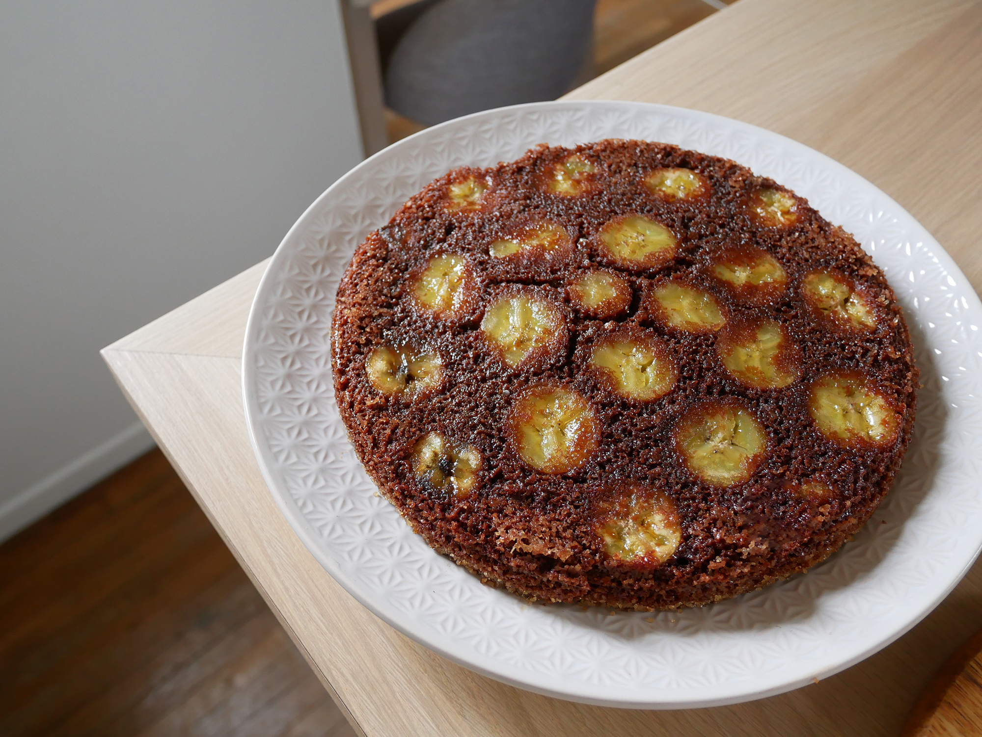 recette gâteau chocolat banane