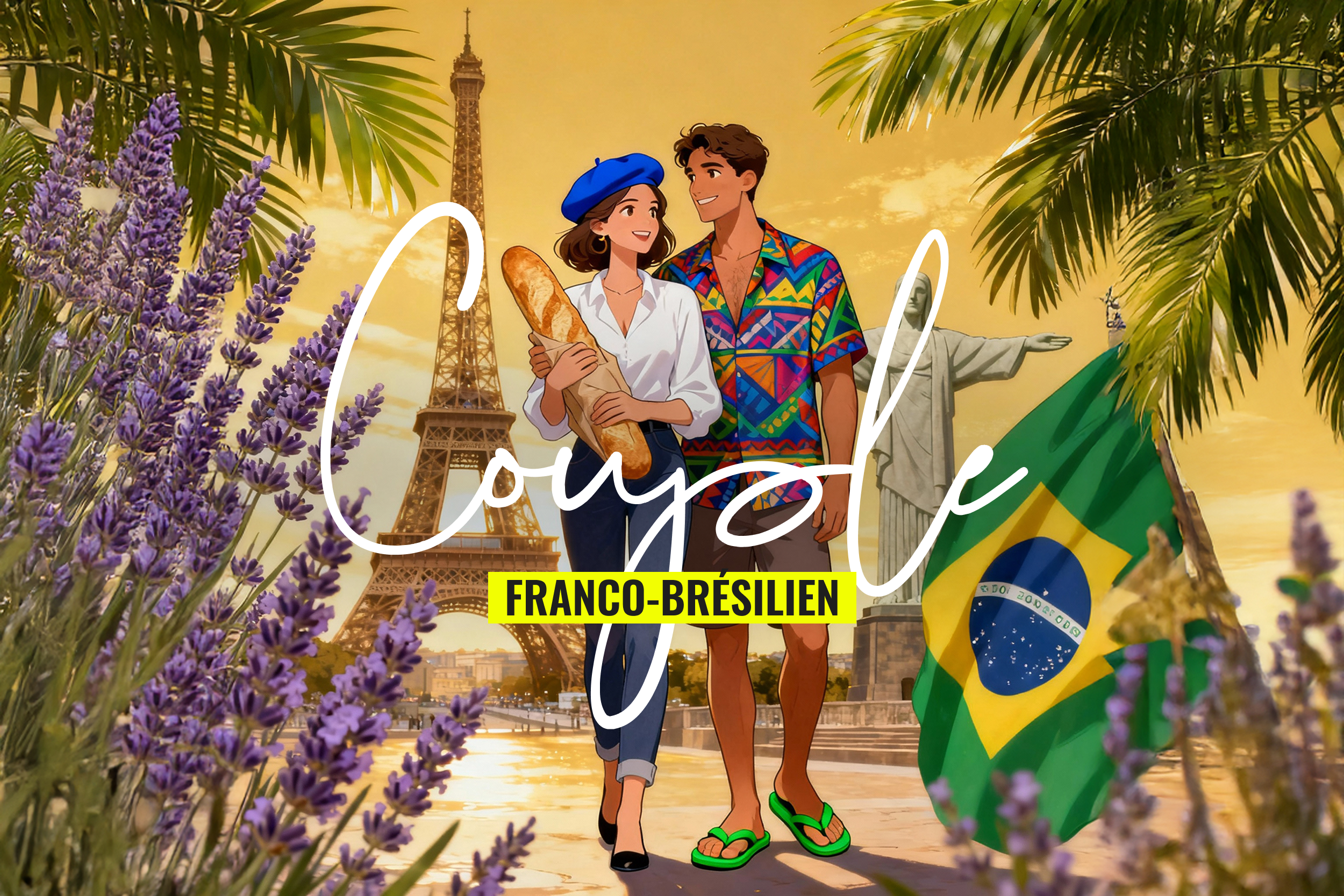 couple mixte franco-brésilien